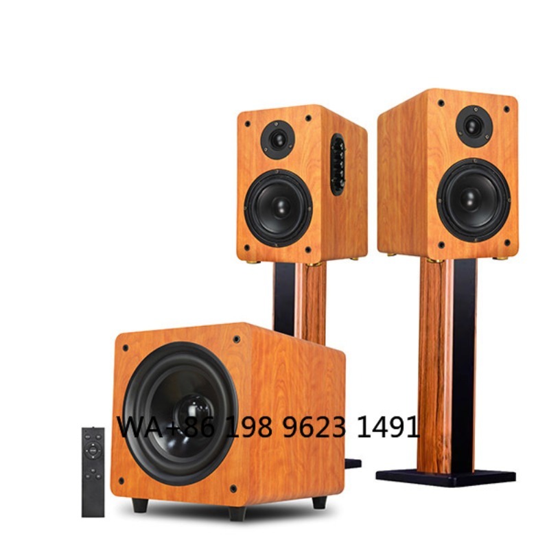 Home Cinema Usa - 8インチ150W RMS木製パワードサブウーファースピーカー、ディープベース、プロフェッショナルオーディオ、ホームシアター、映画館、エンターテイメントサウンドシステム用
