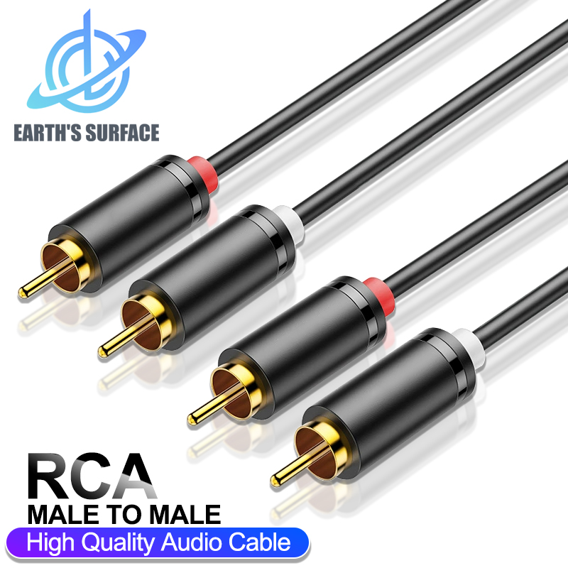 Home Cinema Beamer - HiFiステレオRCAケーブル 2RCA - RCAオーディオケーブル オス-オス Auxケーブル