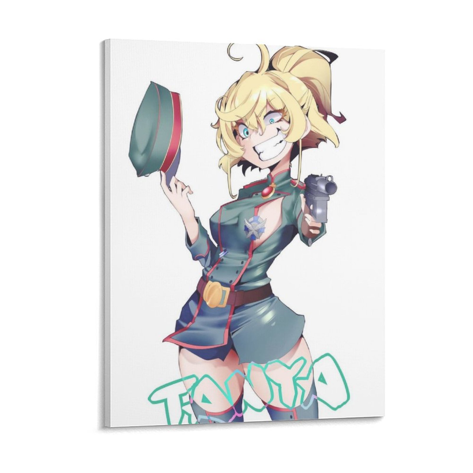 Home Cinema Usa - ターニャのサーガ悪のポスターキャンバス絵画シネマガレージホームデザインプラークフレーム壁絵画