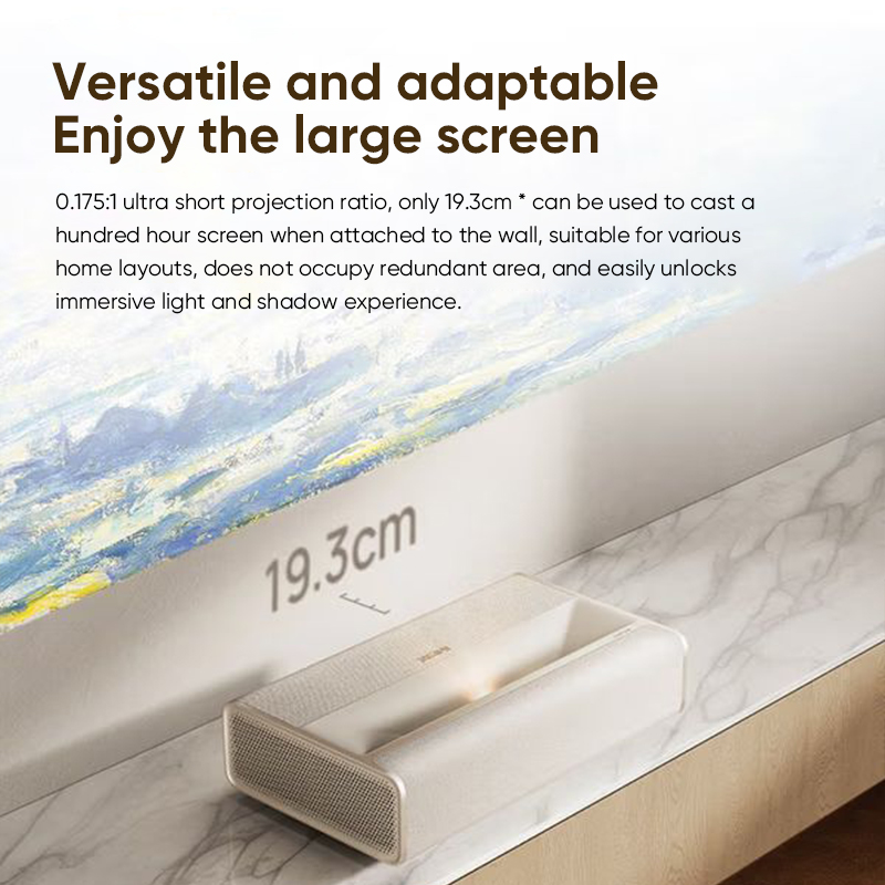 Home Cinema Ultra Short Throw Projector - XGIMI MIRA 4K 超短焦点トリカラーレーザー TV プロジェクター
