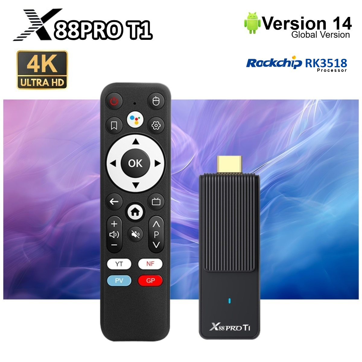 Wifi6 X88 T1 Rockchip RK3518 ク - Home Cinema Quad のレビューと価格