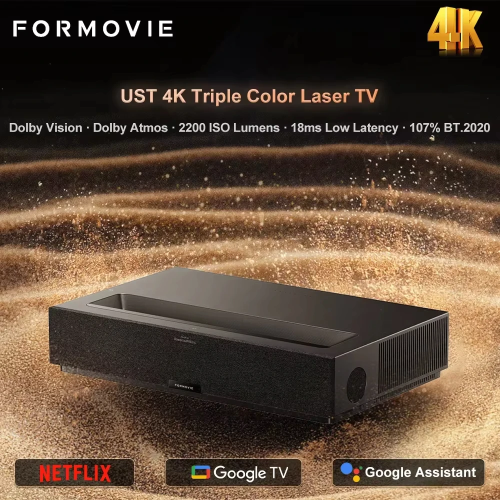 ApexTP最新Formovie Theaterプレミアム4 - Home Cinema Ultra Short Throw Projector のレビューと価格