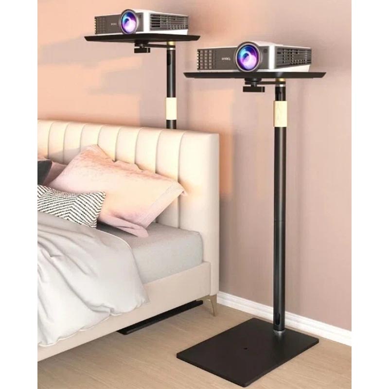 ポータブルプロジェクターフロアスタンド高さ調節可能なプロジェ - Home Cinema Usa のレビューと価格