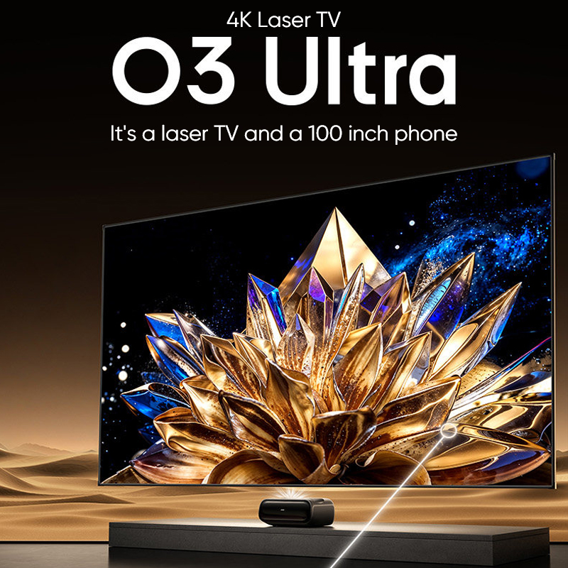 JMGO O3 Ultra 4KレーザープロジェクターTV  - Home Cinema Ultra Short Throw Projector のレビューと価格