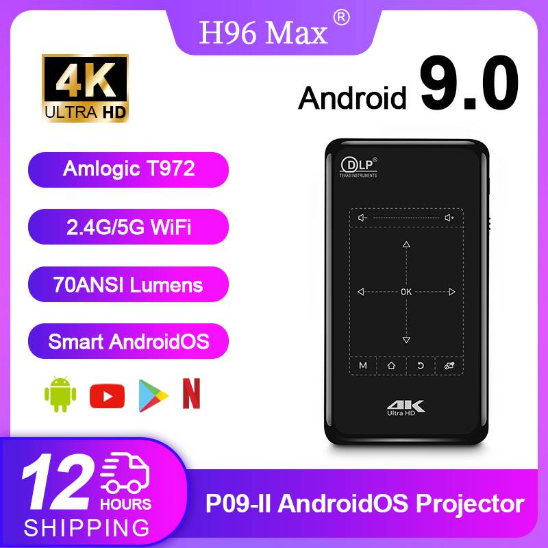 P09-II ポータブルDLPミニポケットプロジェクター A - Home Cinema Quad のレビューと価格