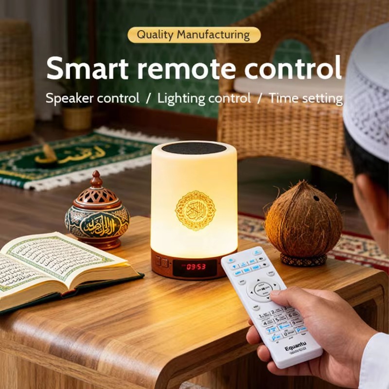 ナイトライトイスラム教徒アラビア語コーランアザン時計イスラム - Home Cinema Beamer のレビューと価格
