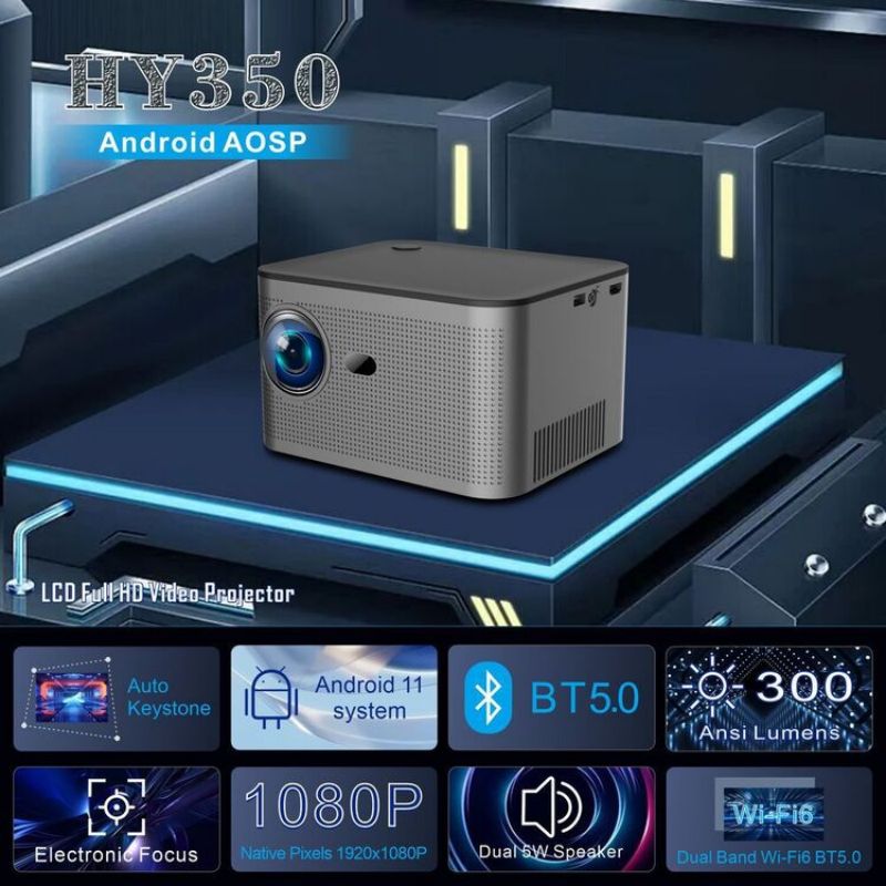 ApexTPHY350スマートプロジェクター 4K Andr - Home Cinema Quad のレビューと価格