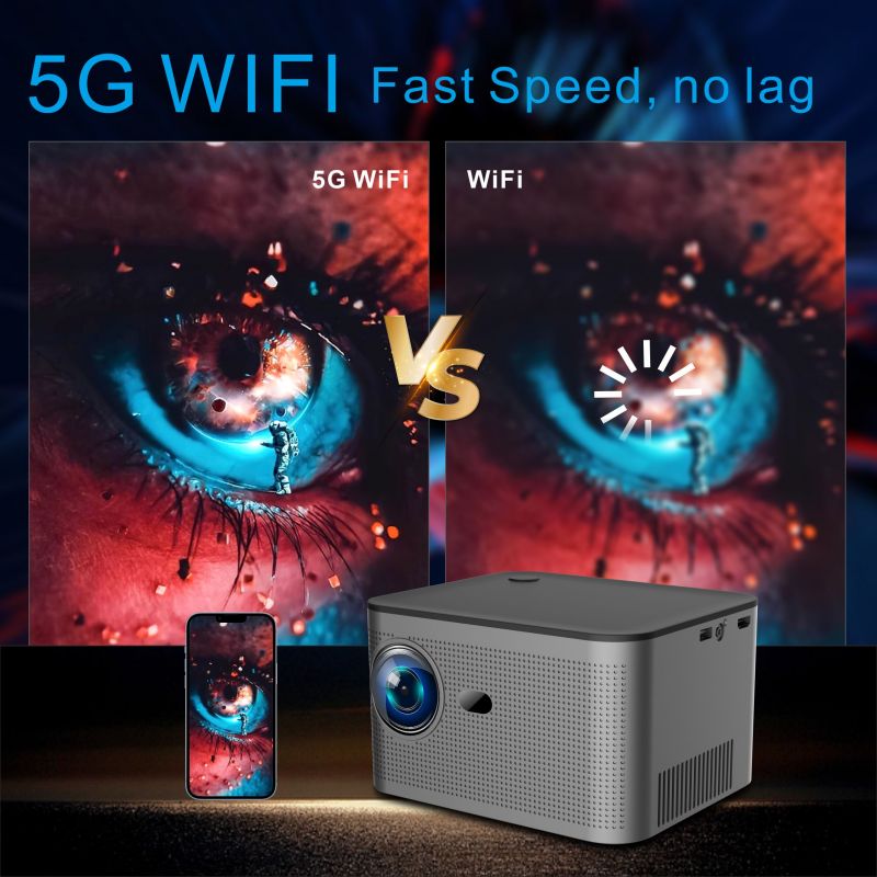 ApexTPHY350スマートプロジェクター 4K Andr - Home Cinema Quad のレビューと価格