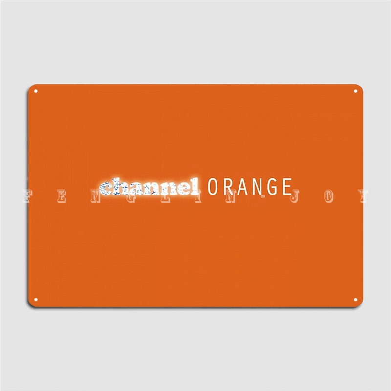 チャンネルオレンジメタルサインクラブホームファニープラッドキ - Home.Cinema Orange のレビューと価格