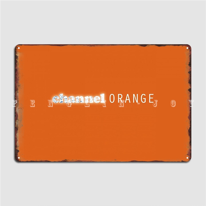 チャンネルオレンジメタルサインクラブホームファニープラッドキ - Home.Cinema Orange のレビューと価格