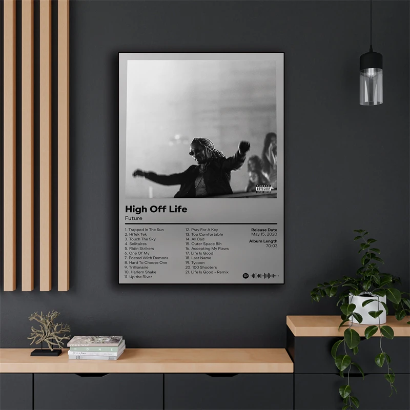 ラッパー ヒップホップ ロック HONEST THE WIZ - Home Cinema Wall Art のレビューと価格