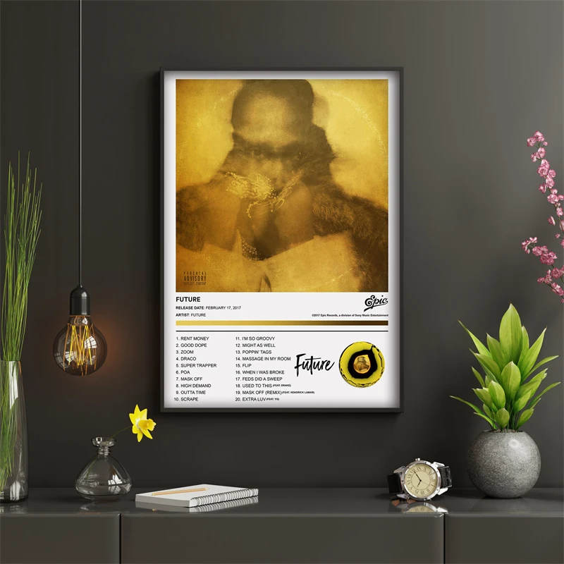 ラッパー ヒップホップ ロック HONEST THE WIZ - Home Cinema Wall Art のレビューと価格