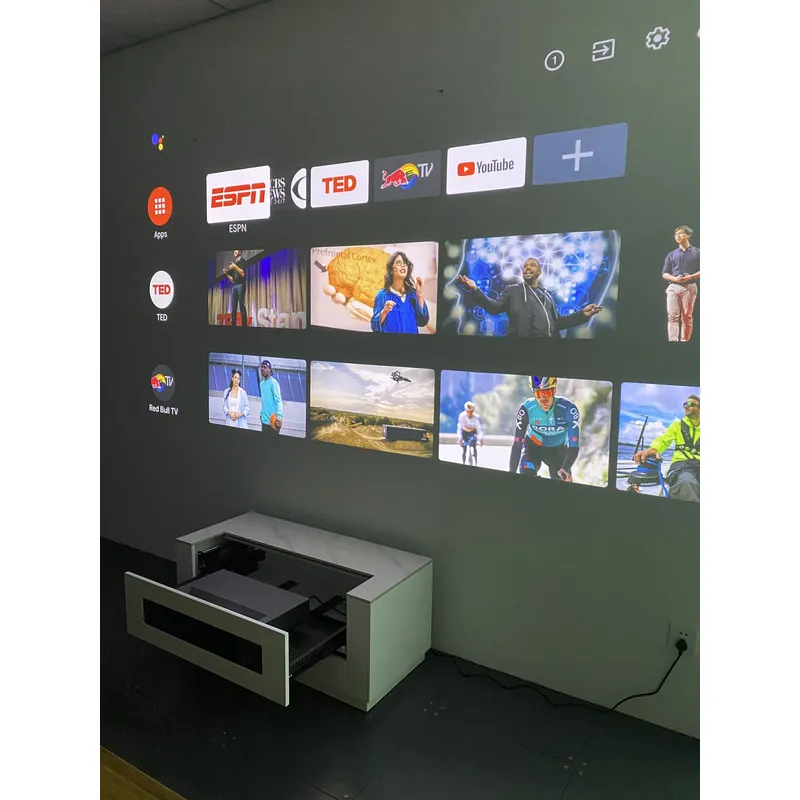 2026年最新スマートプロジェクターキャビネット、電動スライ - Home Cinema Ultra Short Throw Projector のレビューと価格